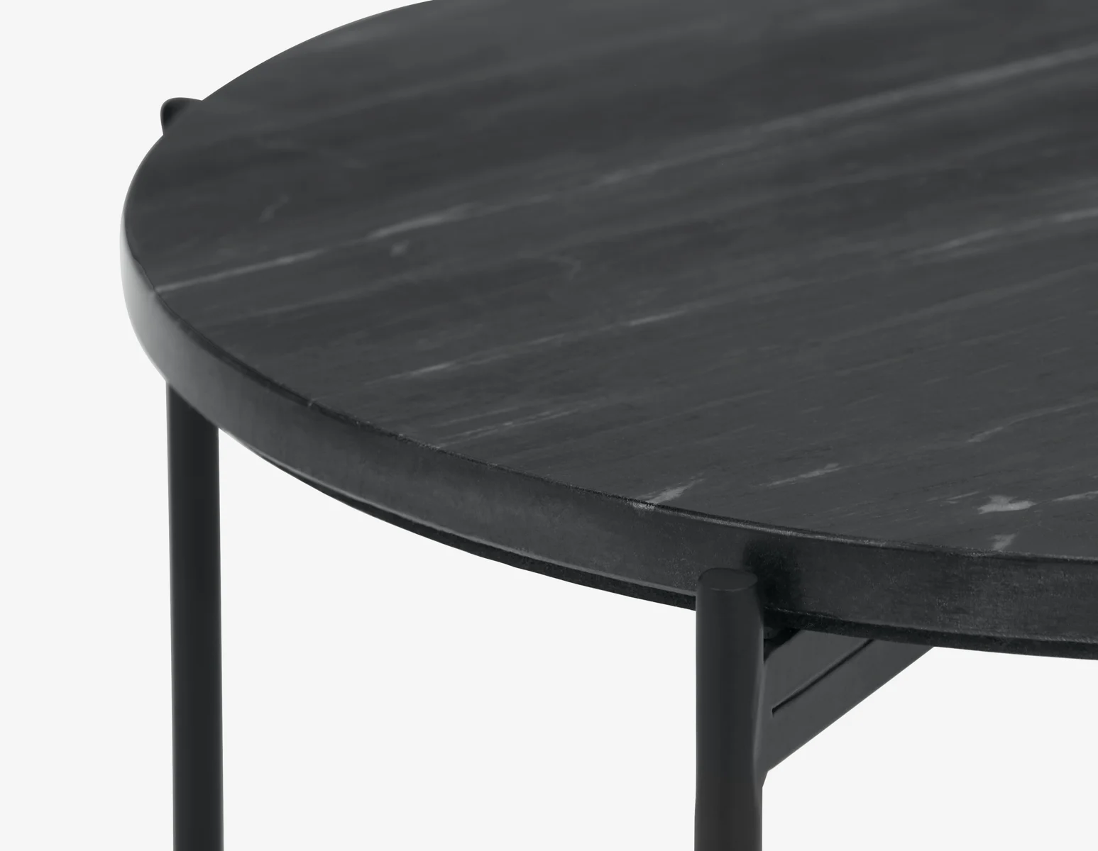 DENVER — Round marble end table 50cm (41-67-03-20) - Image 4