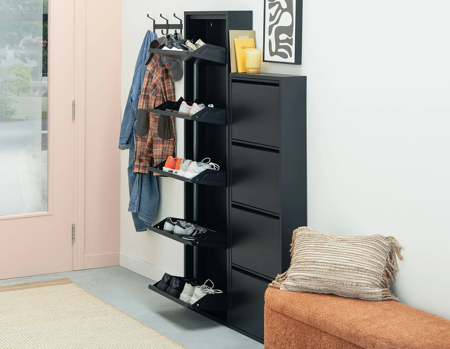 BERT — Modern 5-door shoe cabinet (16-71-37-20) - Image 12
