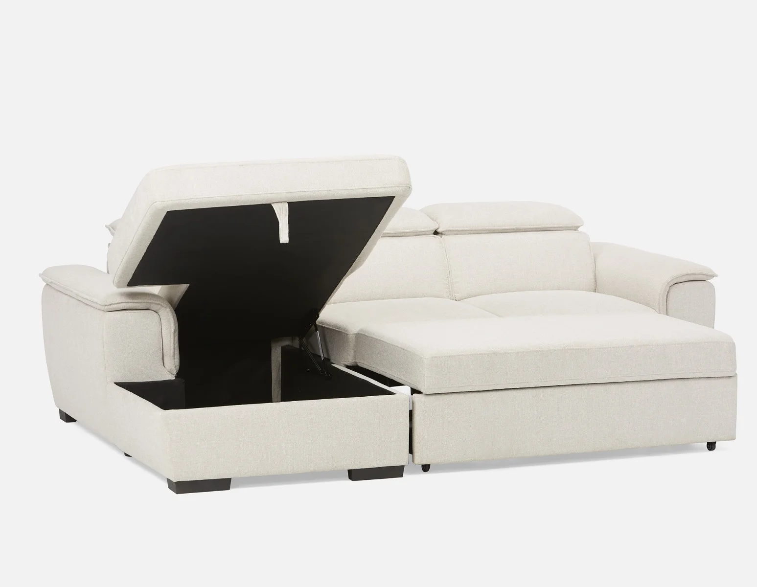 ODETTE — Contemporary left-facing sectional sofa-bed with storage (09-05-14-95) - Image 15
