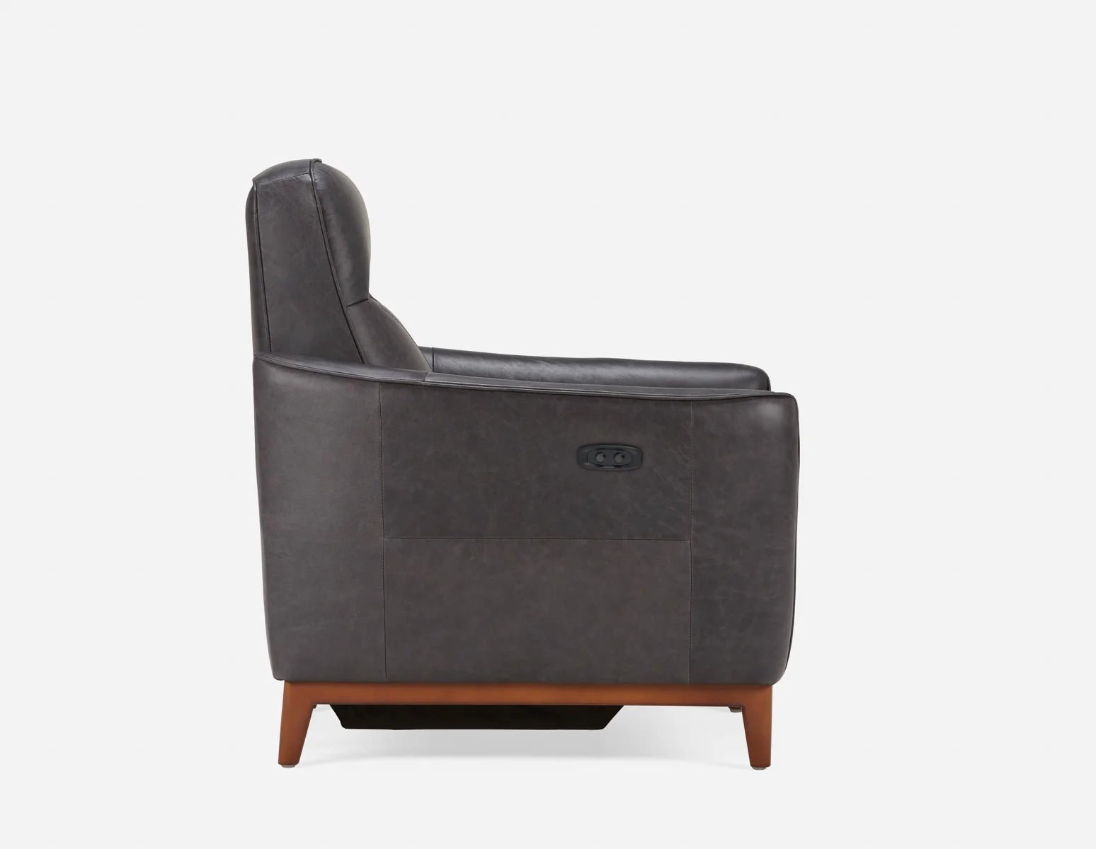 PALMER — Contemporary modern power-reclining 100% leather armchair (03-96-81-20) - Image 4