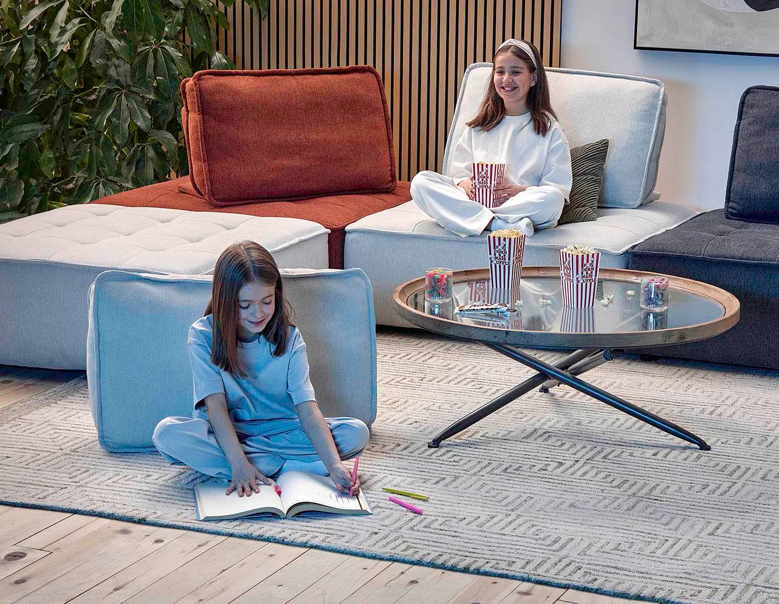 LEON — 4-pc modular interchangeable sofa (35-86-37-95) - Image 13