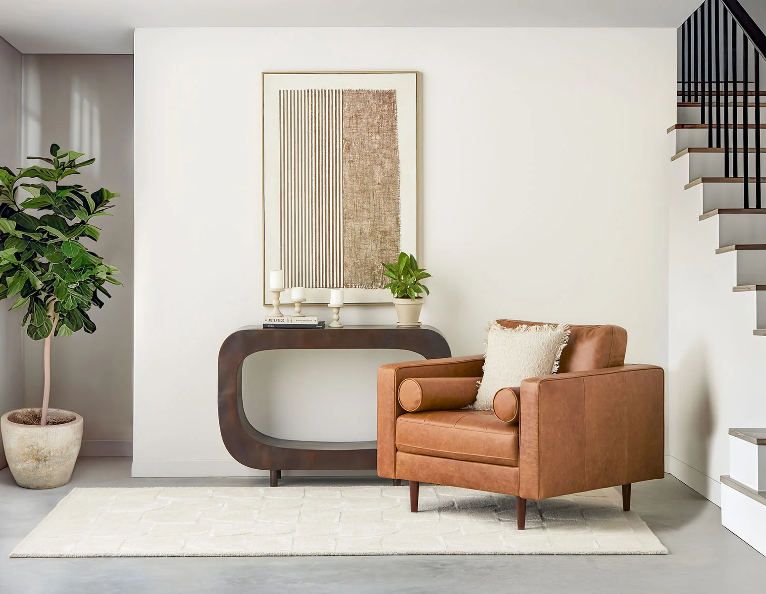 BROCCO — Iron console table 120 cm