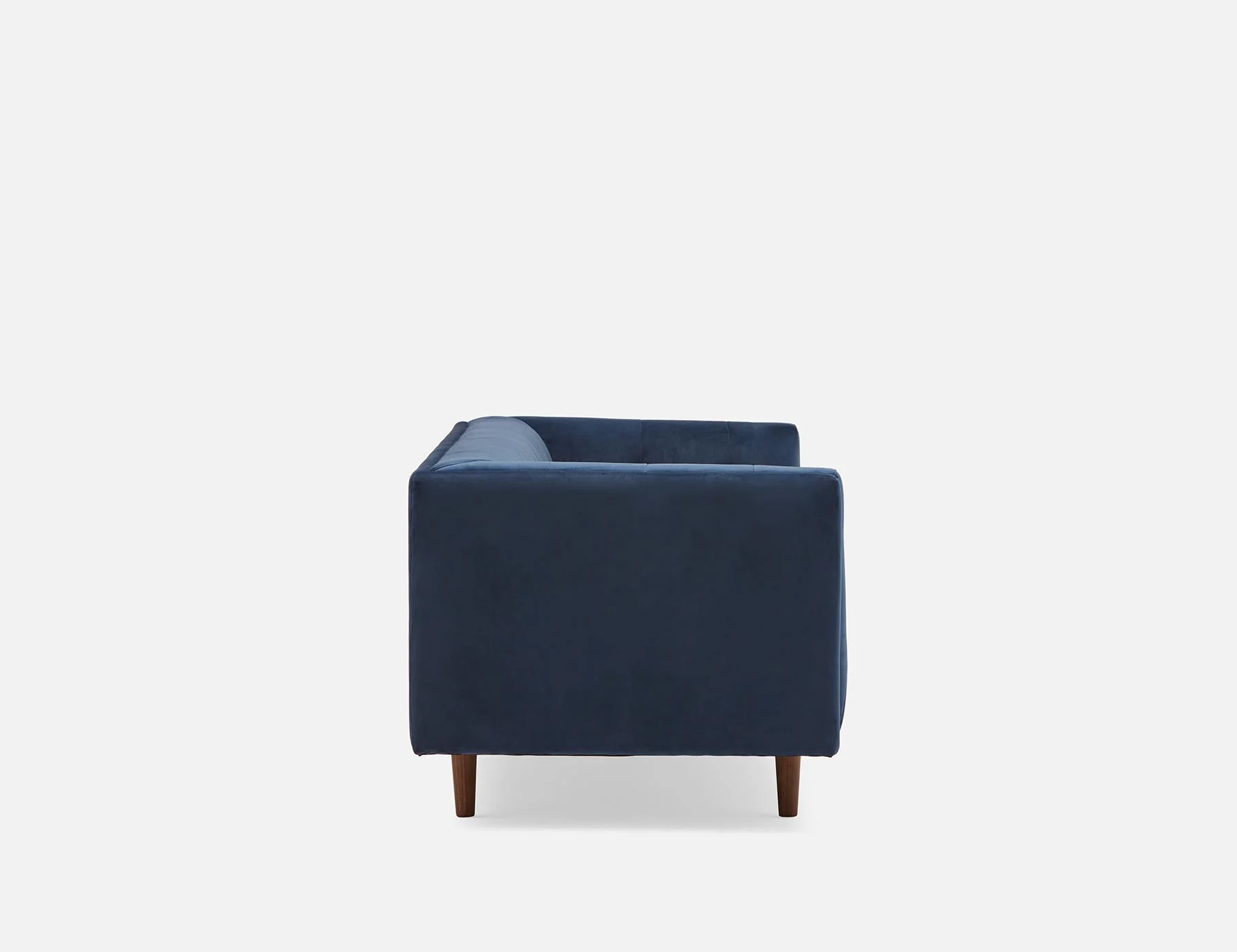 LORETTA — Mid-century modern velvet 3-seater sofa (18-76-63-60) - Image 6
