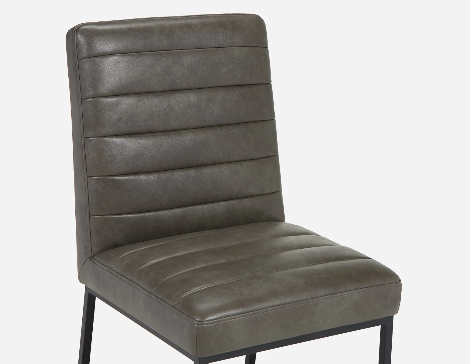 BARI — Synthetic leather dining chair (33-76-82-30) - Image 5