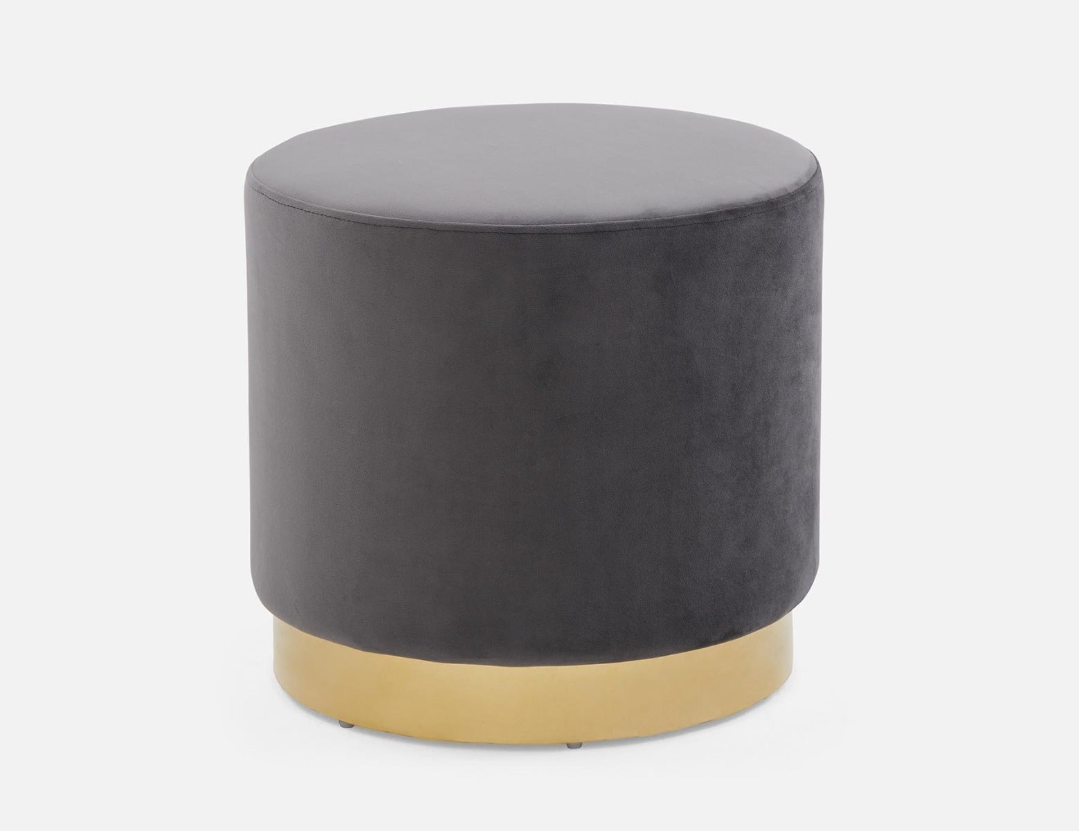 KEIRA — Velvet ottoman (33-98-93-30)