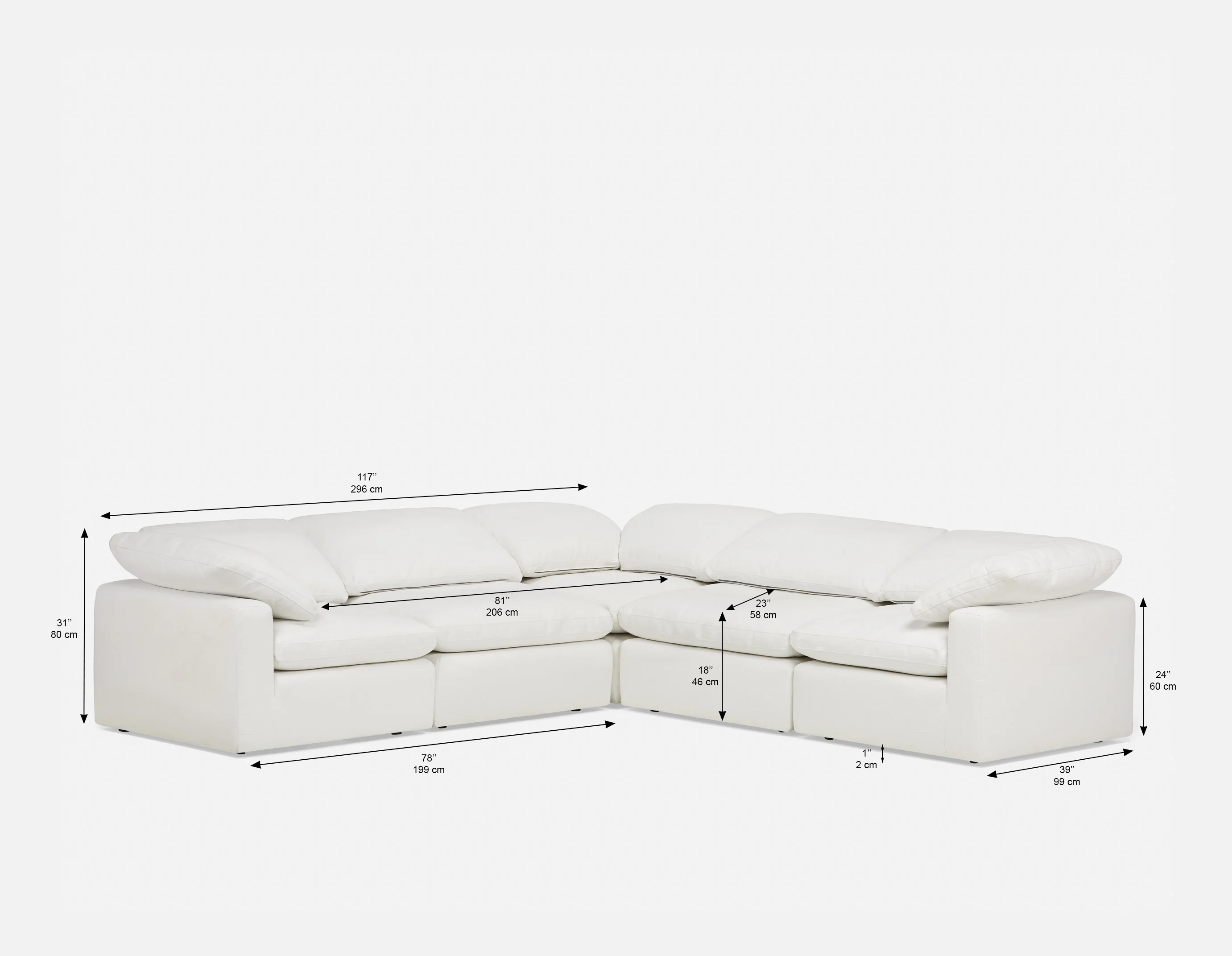 HELIO — Contemporary modular sectional sofa (23-35-98-46) - Image 13