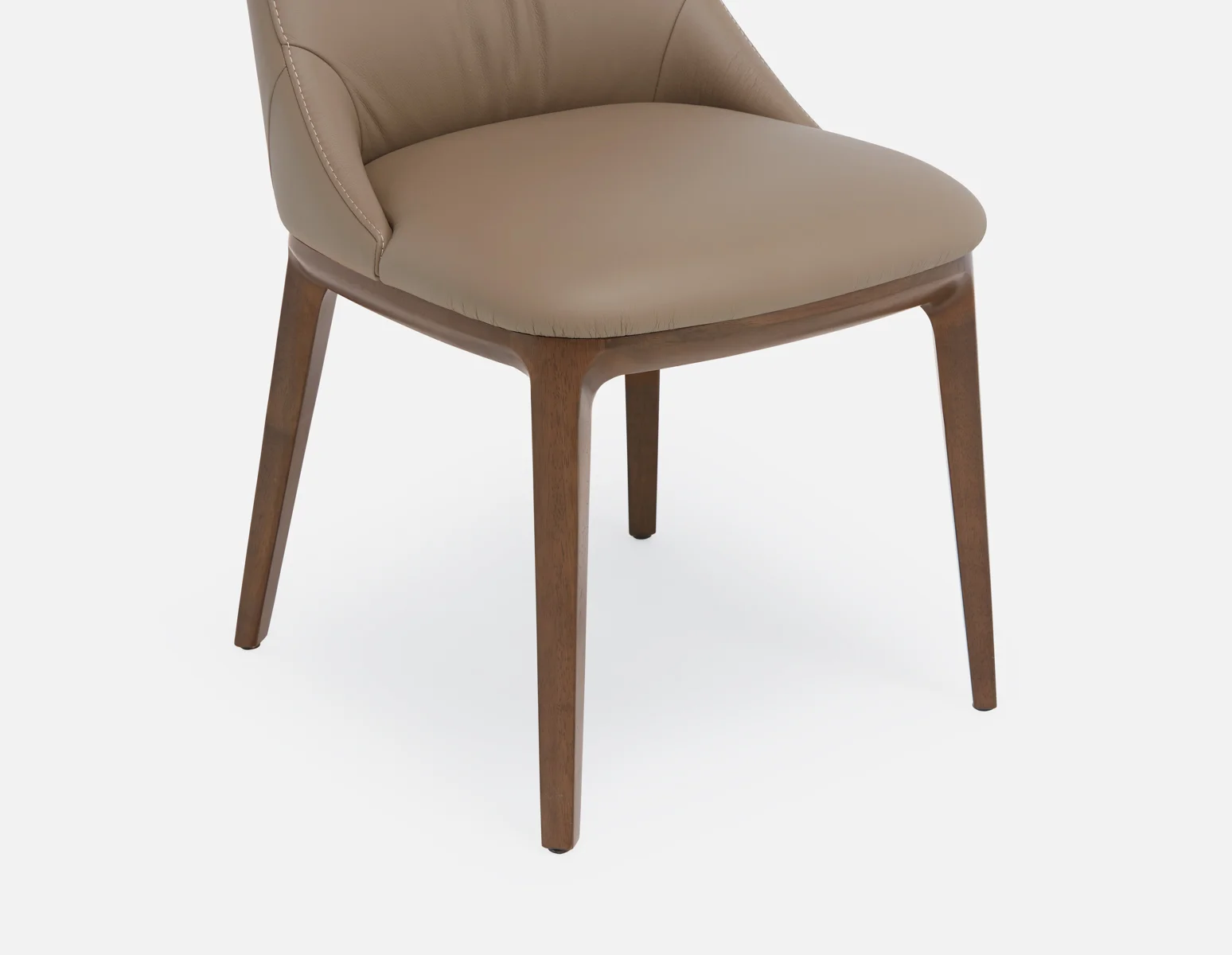 TOLEDA — 100% leather contemporary dining chair (59-02-51-93) - Image 6