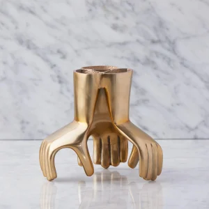 DOIGTS — Aluminum vase 18 cm
