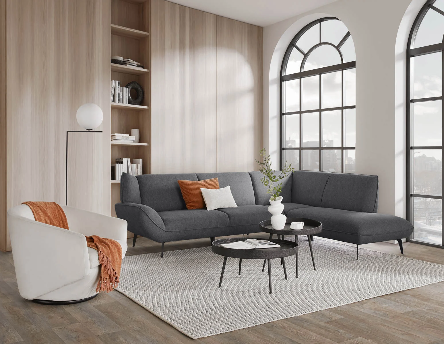 MARJORIE — Modern contemporary sectional-sofa (50-23-96-33) - Image 14
