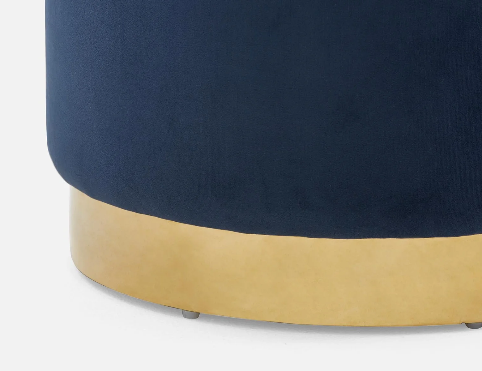 KEIRA — Velvet ottoman (33-98-93-60) - Image 3