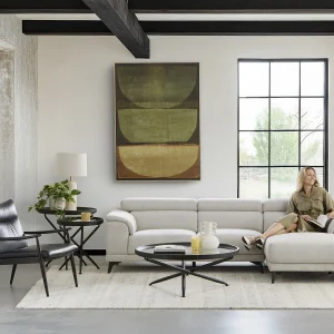 LATONA — 100% leather mid-century modern accent chair (71-53-26-20)