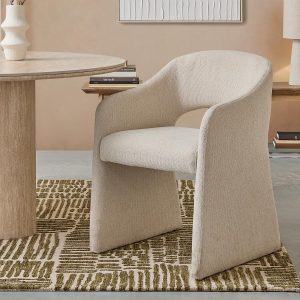 AZROU — Modern minimalist dining armchair (12-04-91-95)