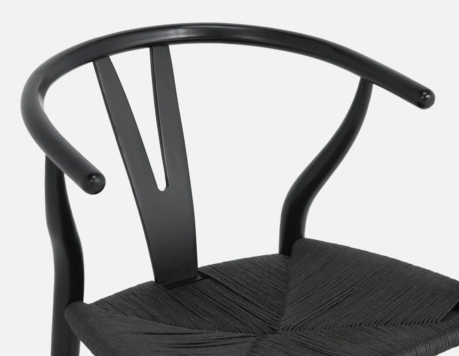 DENMARK — Beech wood and paper cord dining chair (70-01-11-20) - Image 7