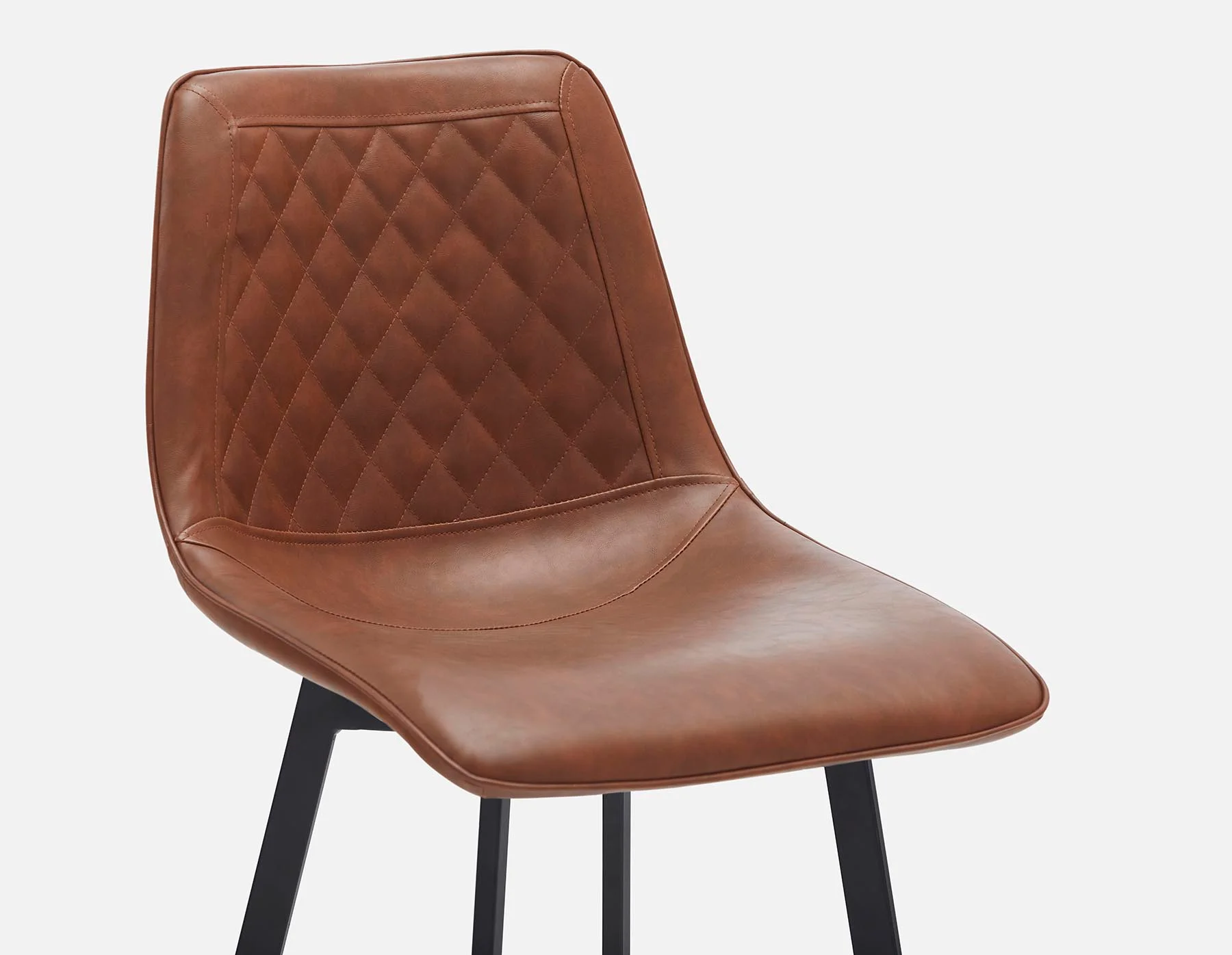 MALI — Mid-century modern bar stool with backrest 76 cm (55-54-87-96) - Image 4