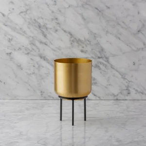 GOLDIO — Planter with stand 25 cm