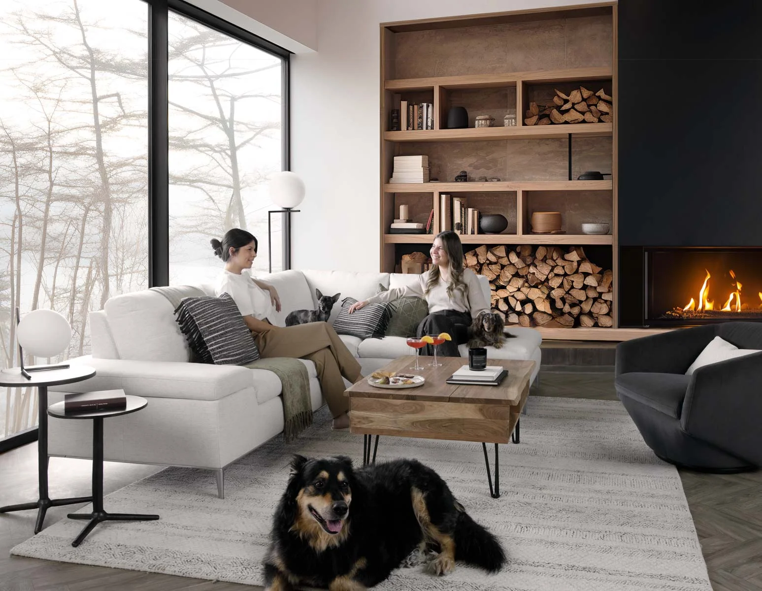 ANDREW — Right-facing sectional sofa in performance fabric (45-44-77-46-D) - Image 12