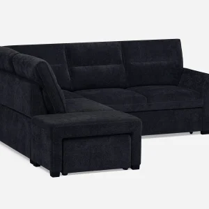 MINNESOTA — Left-facing sectional sofa-bed with storage (12-24-39-20)