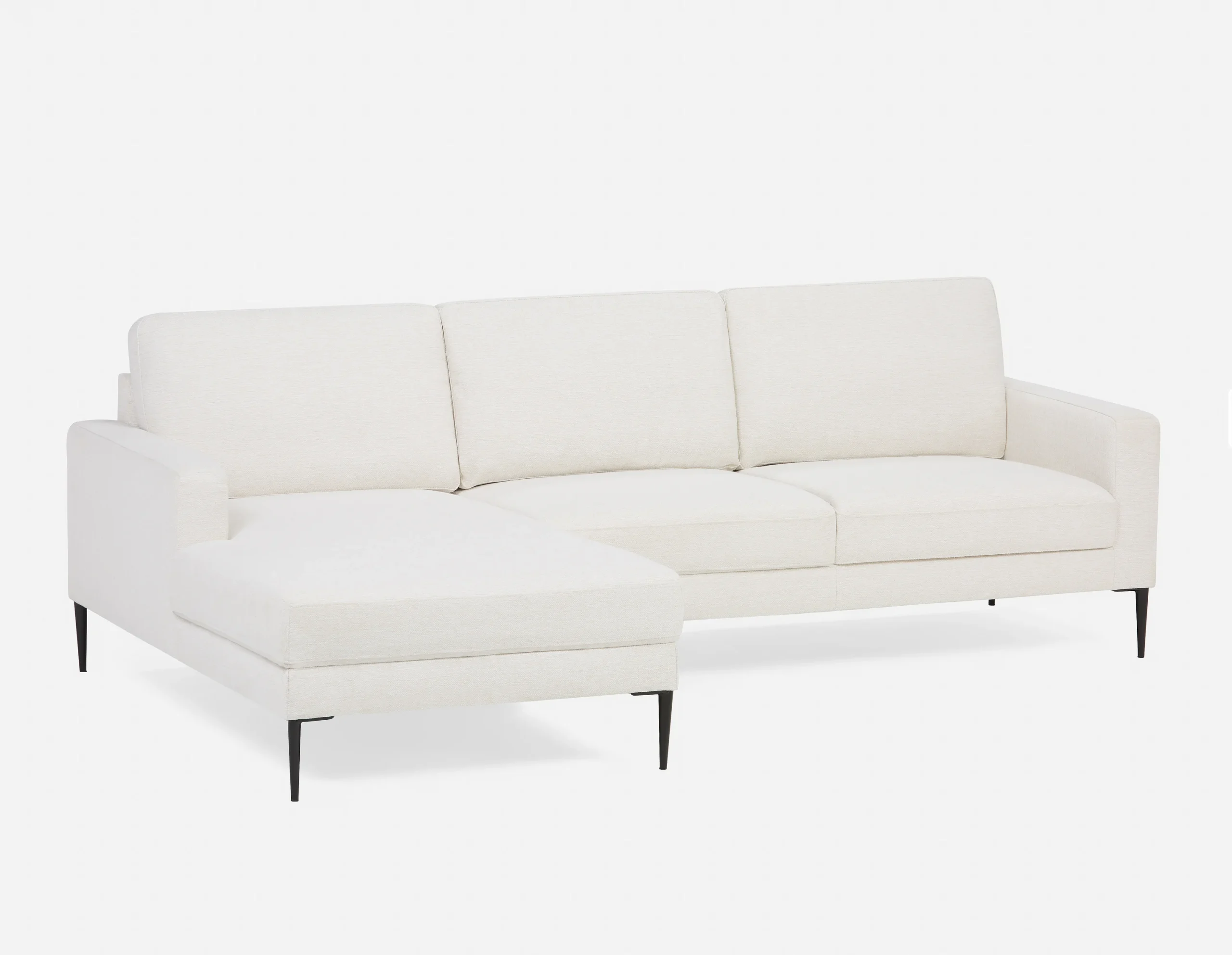 TERESA — Contemporary left-facing sectional sofa (96-78-29-46)