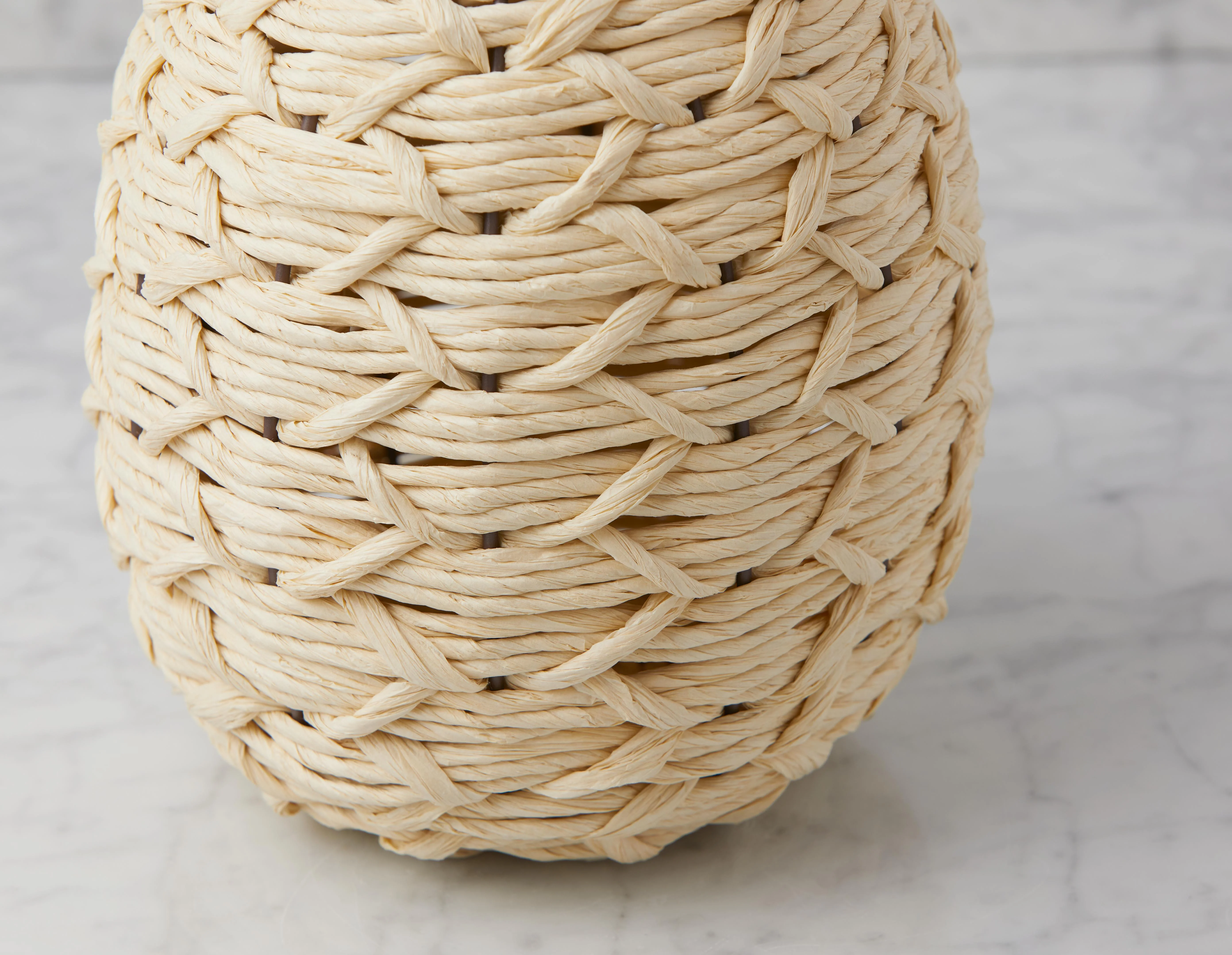 JOEY — Decorative straw pineapple 37 cm - Image 2