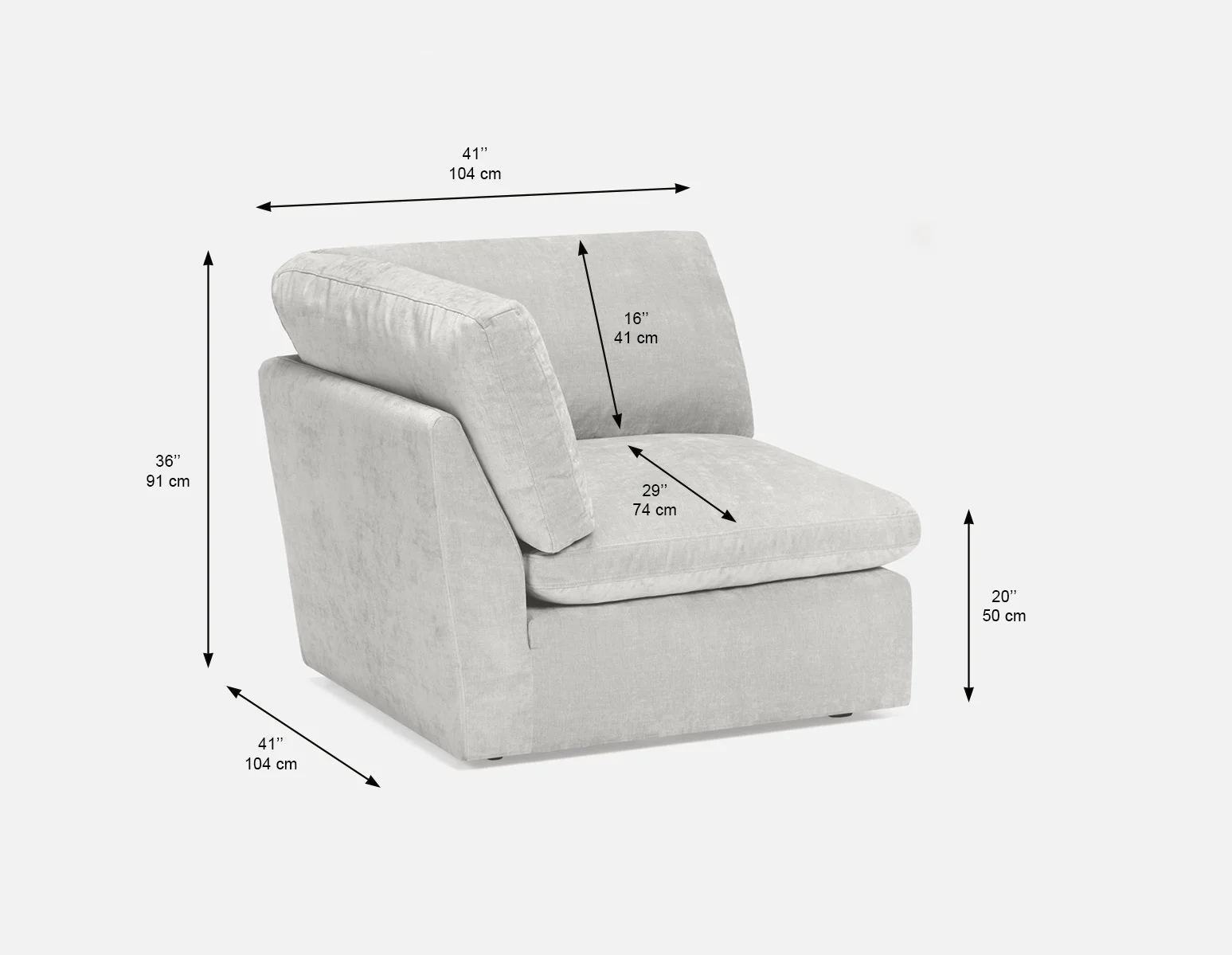 CHABLIS — Modular corner sofa customize to fit your space (40-86-58-30) - Image 8