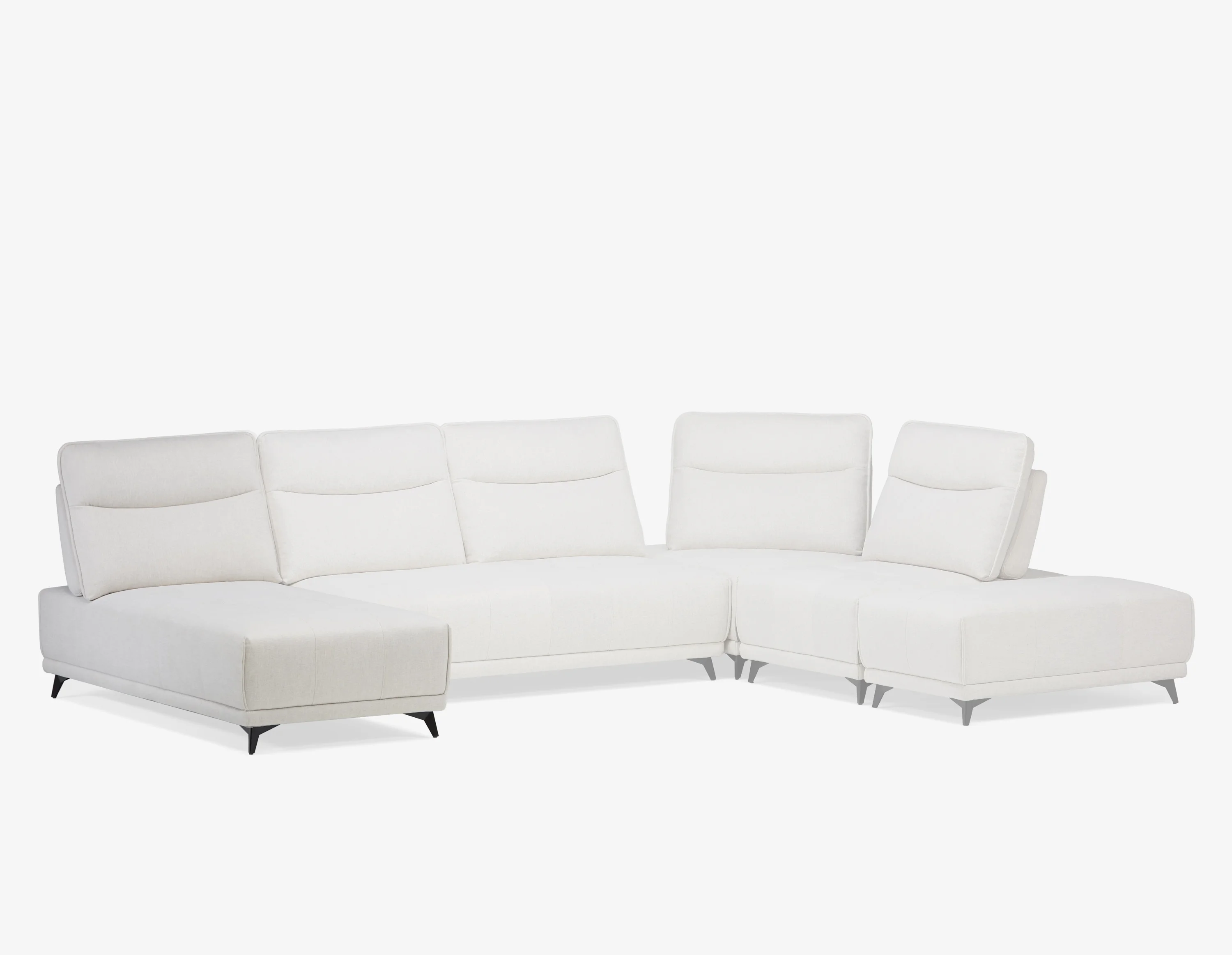 SIMON — Modern contemporary lounger with adjustable backrest (60-33-51-95) - Image 3