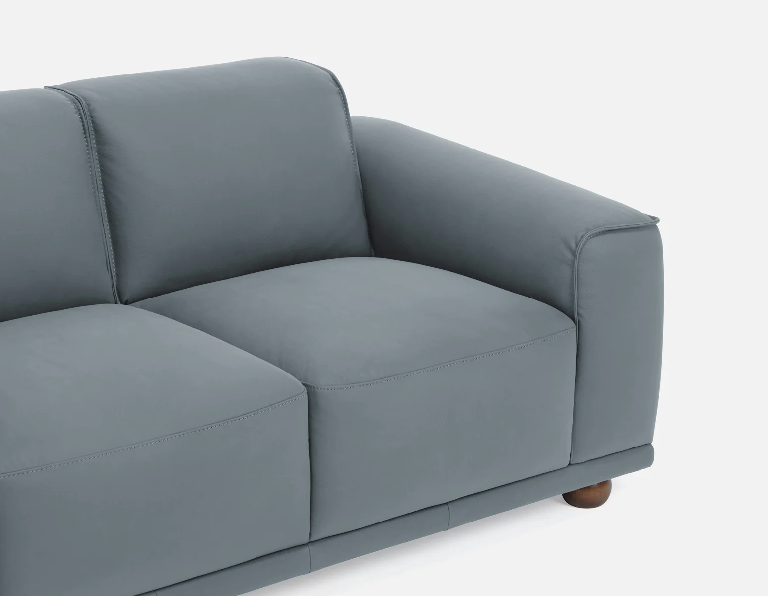 VIGO — 100% leather apartment sofa (71-99-64-12-D) - Image 9