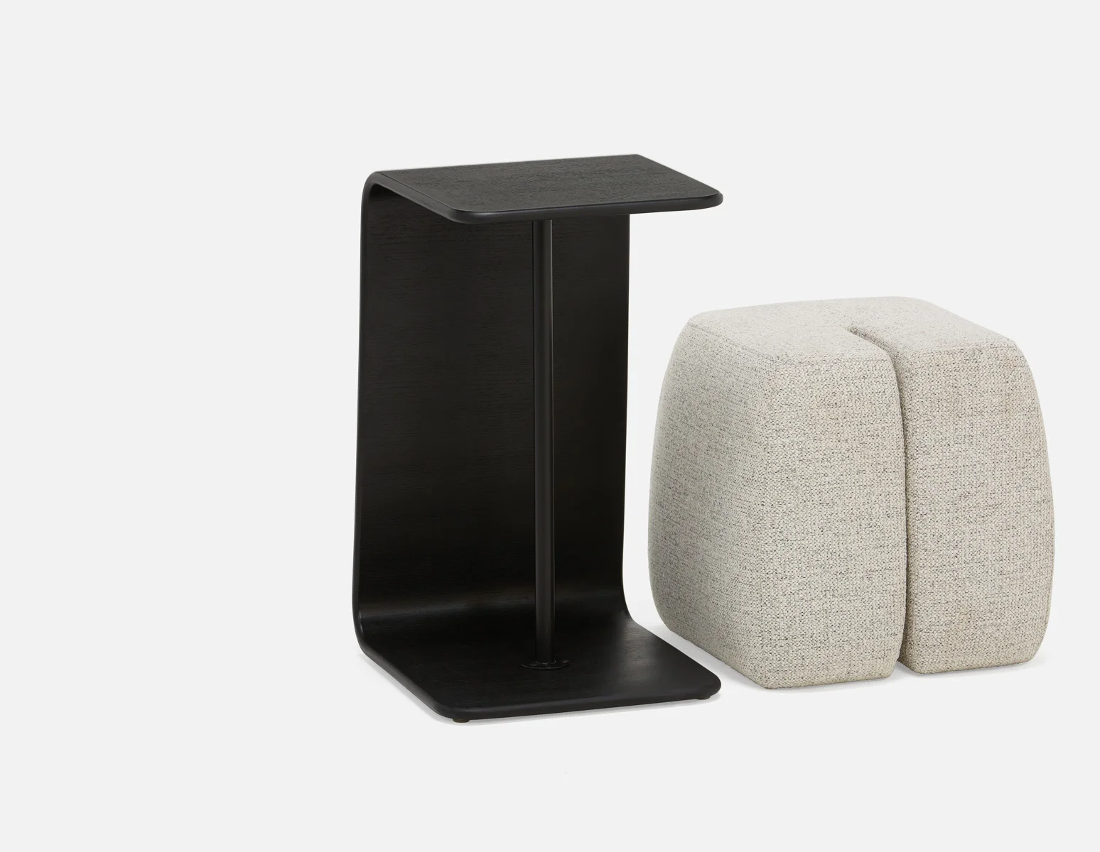 ALANA — End table with ottoman - Image 3