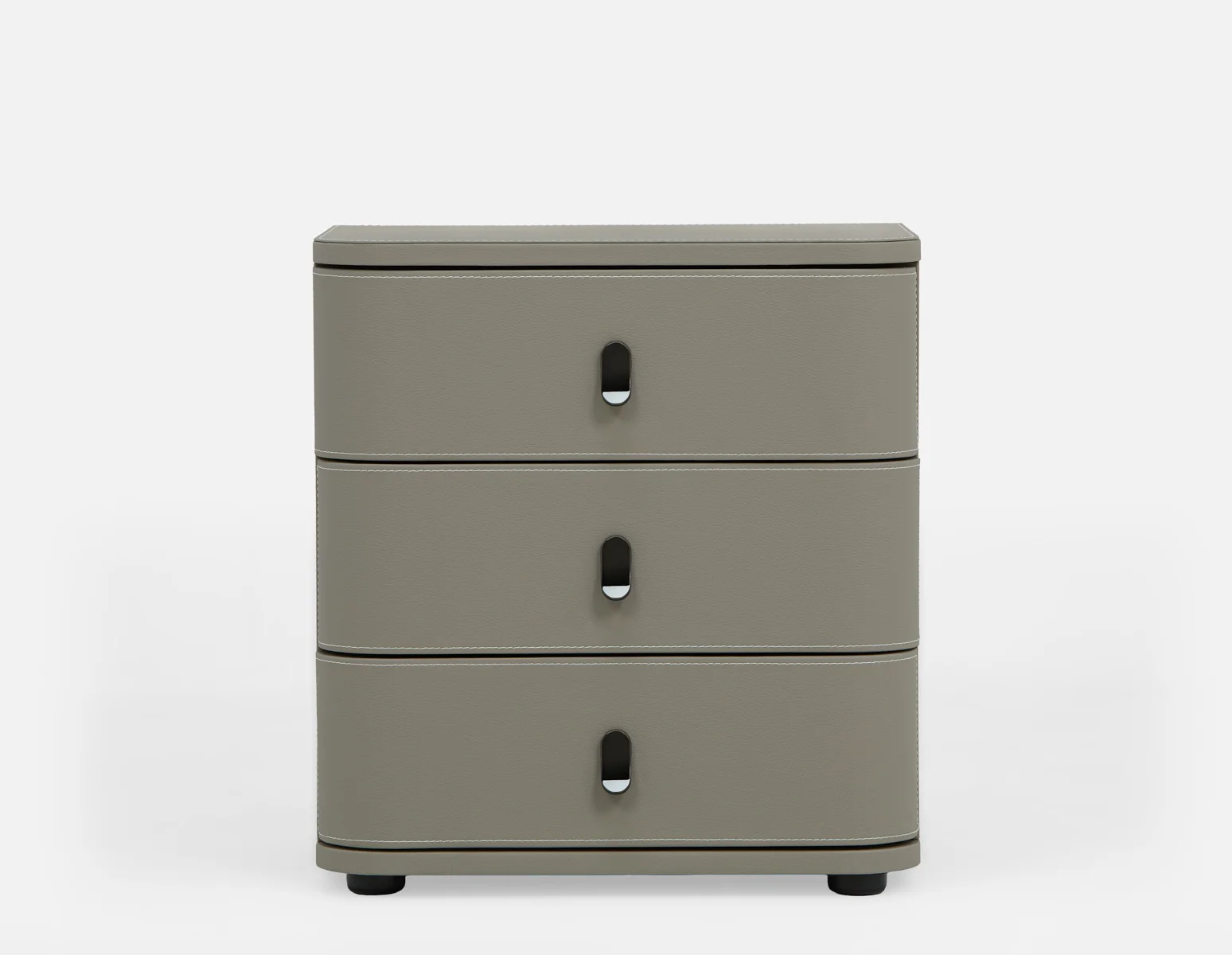 GAEL — Contemporary 3-drawer nightstand - Image 3
