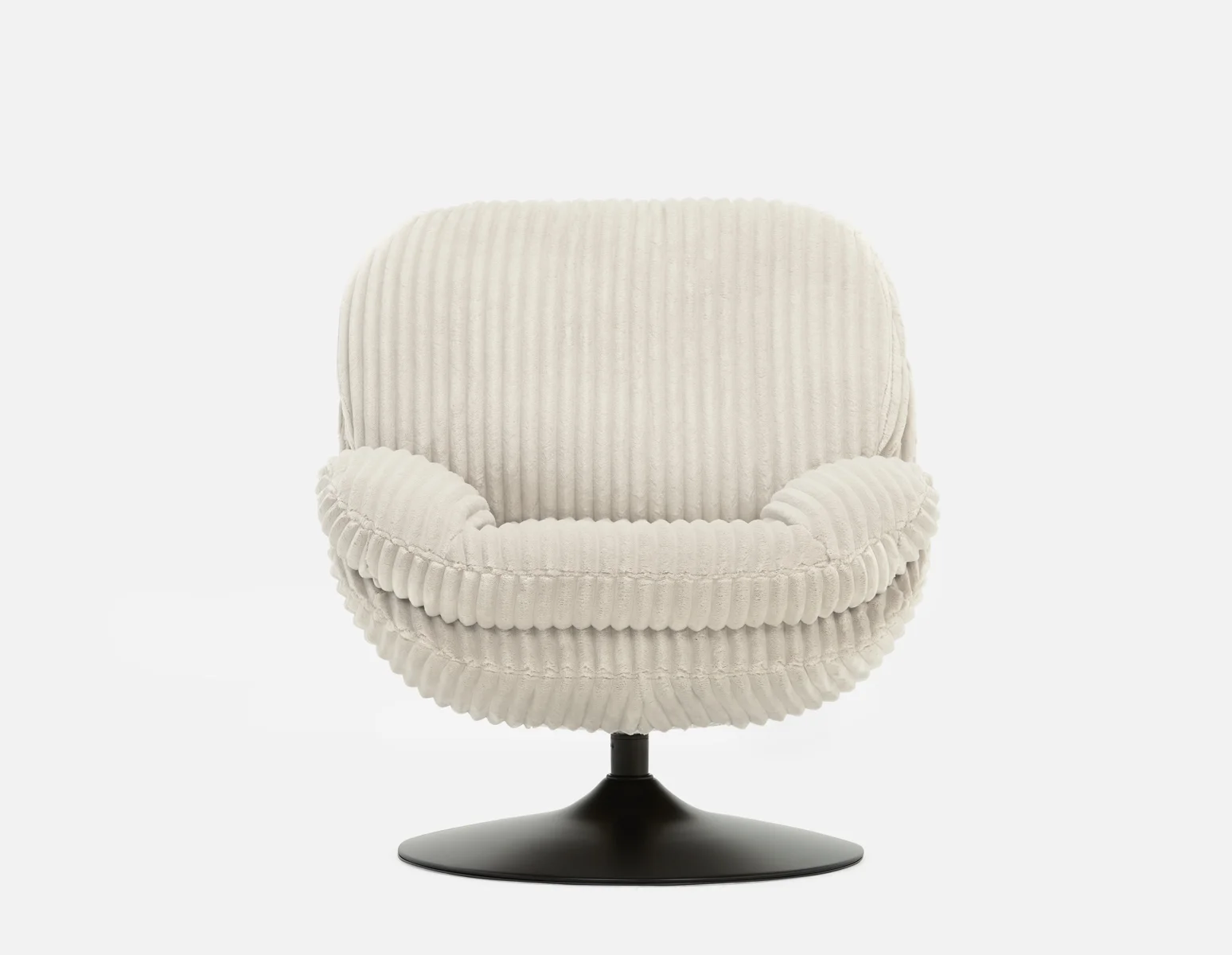 ROUSSEAU — Corduroy accent chair (57-77-60-46) - Image 2