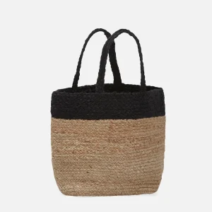 PHOEBE — Braided jute tote bag