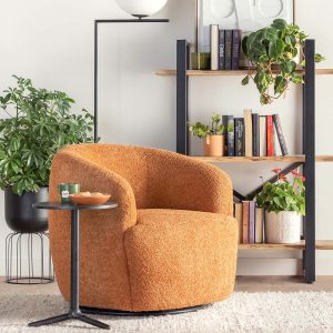 JANELLE — Swivel armchair (12-62-65-45)