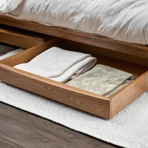 BENA — Bed storage drawer set of 2 with casters