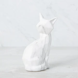 CAT — Faux marble sculpture 20 cm