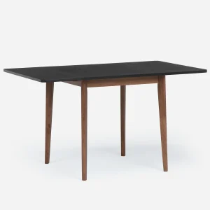 FINA — Modern contemporary dining table with 2 drop leaf extension 74cm to 134cm