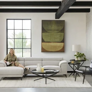 VENTURA — Modern left-facing sectional sofa (21-96-18-95)