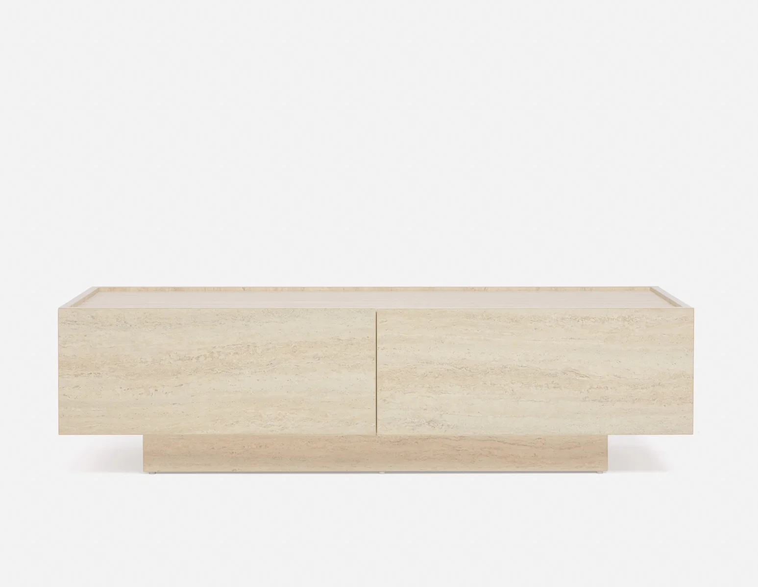 TRAVINE — Coffee table with storage 118 cm - Image 3