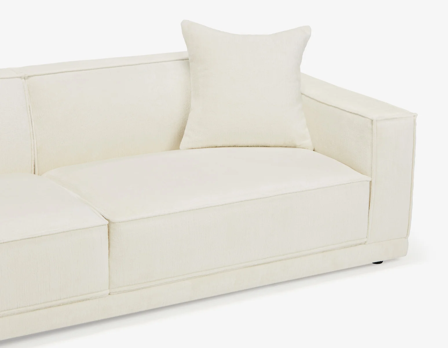 HILLARY — Modern low back 96" luxury sofa (64-85-93-10) - Image 5