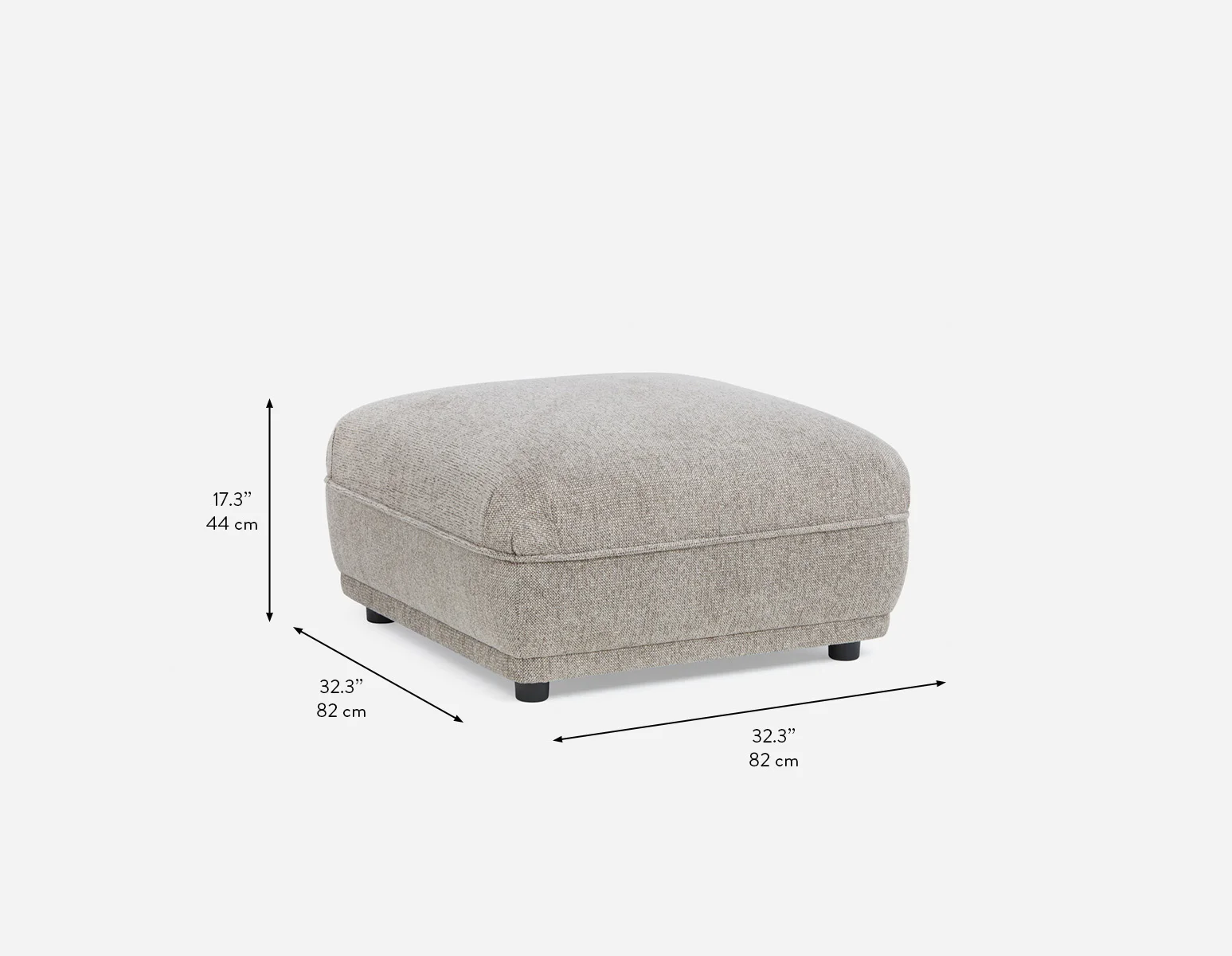 PAUL — Modern contemporary ottoman - Image 9