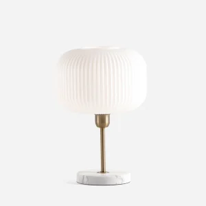ILIANA — Table lamp with marble base 43 cm height
