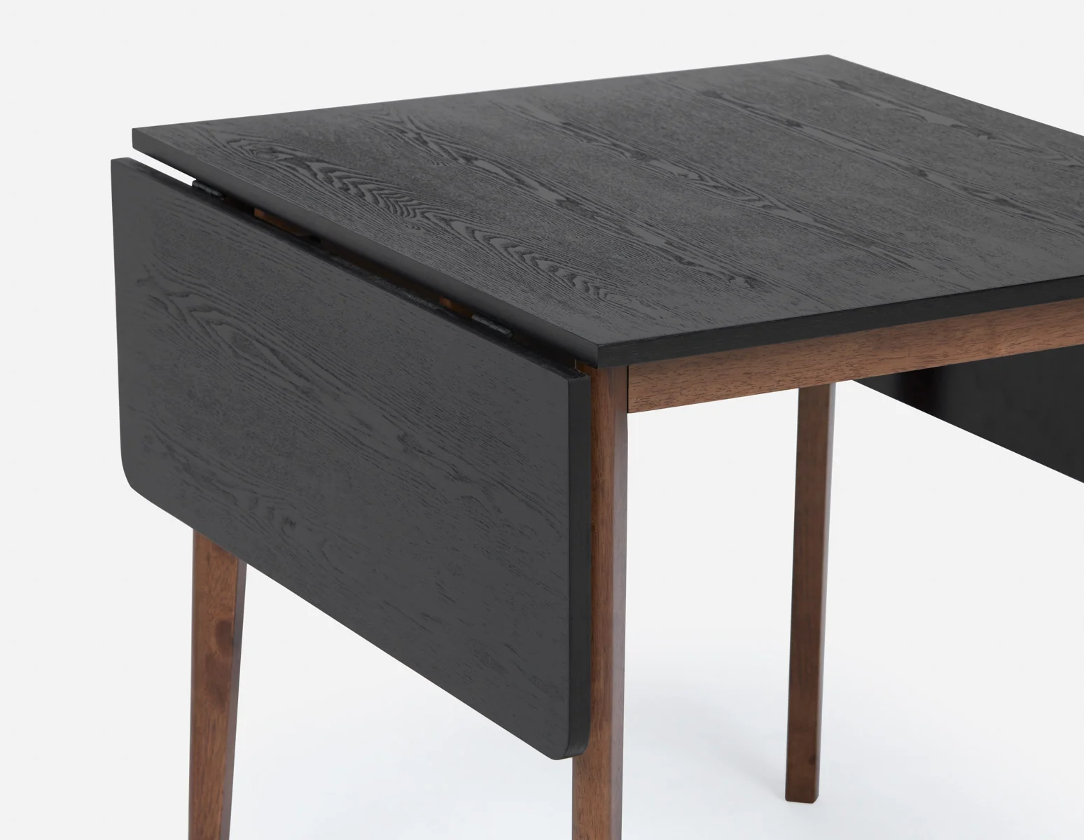 FINA — Modern contemporary dining table with 2 drop leaf extension 74cm to 134cm - Image 7