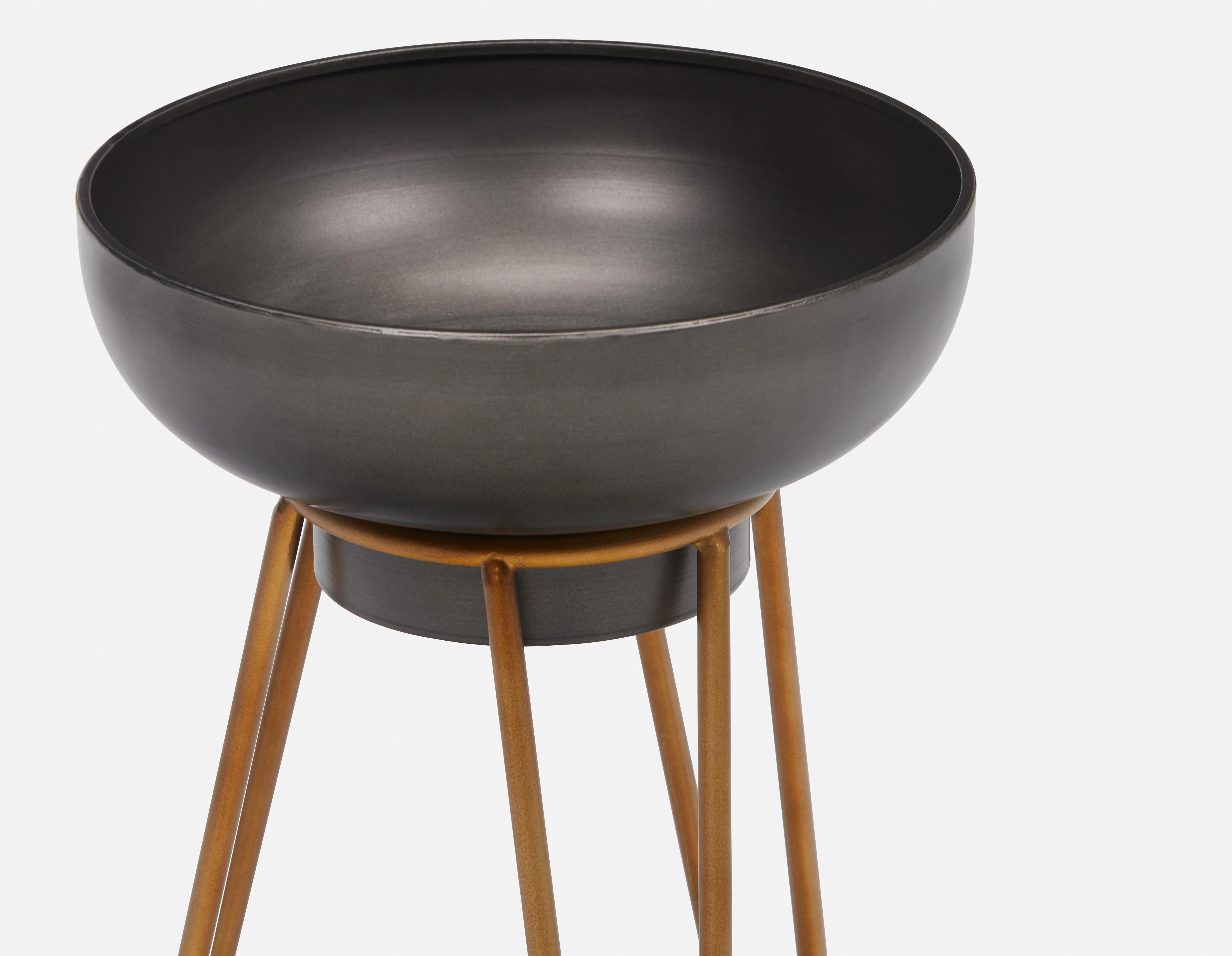KUSHINA — Metal planter with stand 60 cm - Image 4