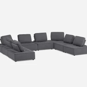 LEON — 8-pc modular interchangeable sofa (64-97-53-33)