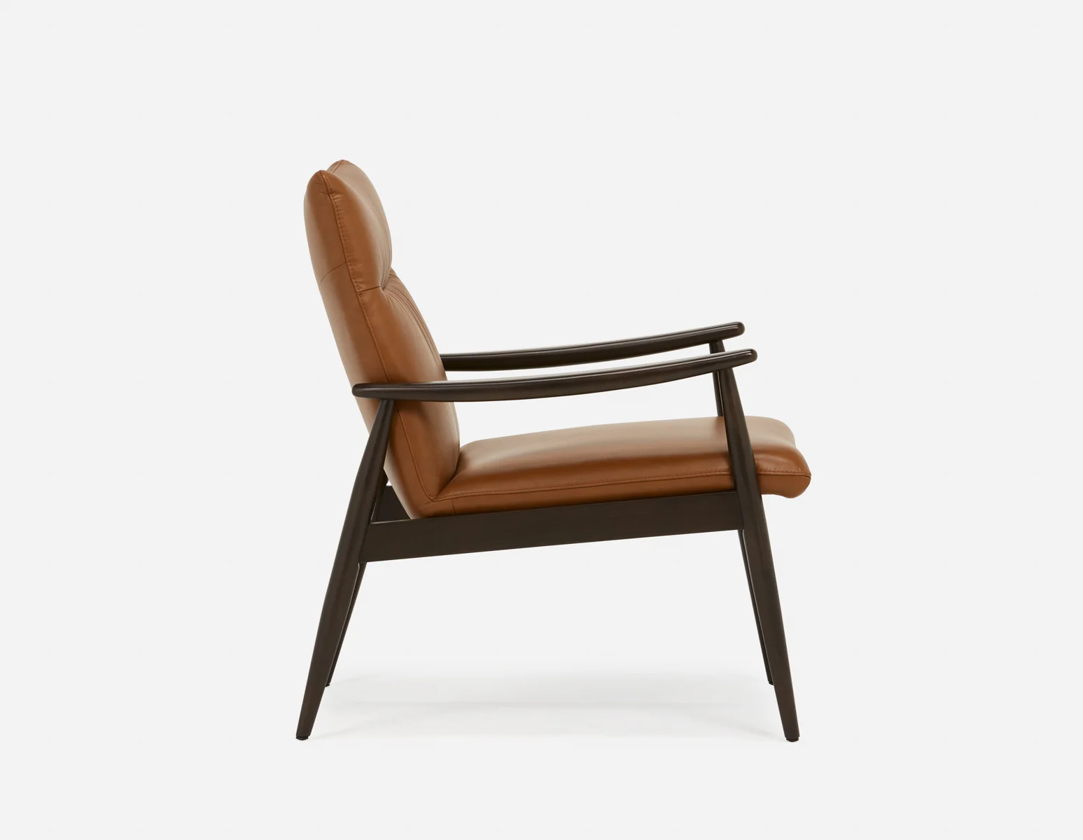 LATONA — 100% leather mid-century modern accent chair (71-53-26-96) - Image 10