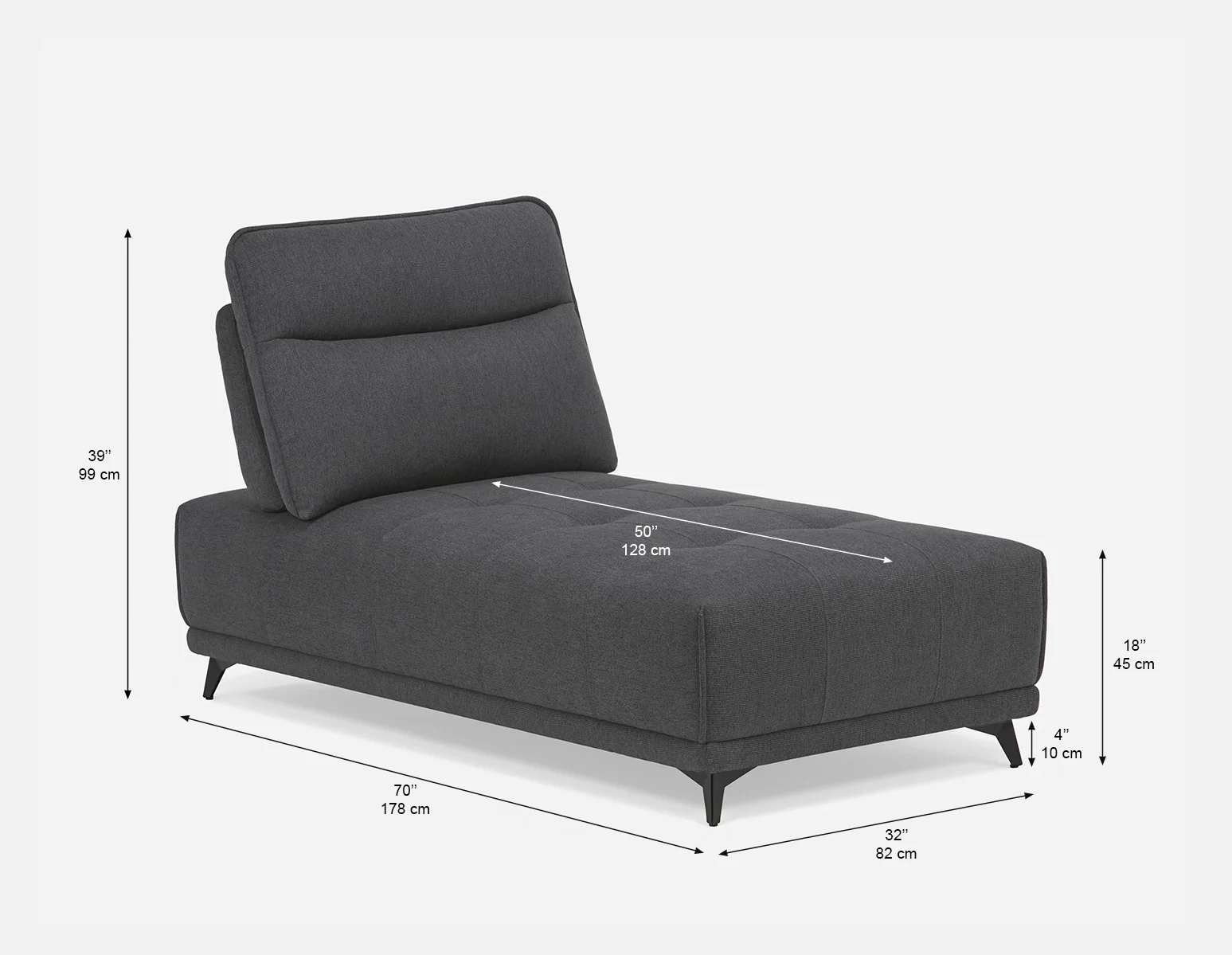 SIMON — Modern contemporary lounger with adjustable backrest (60-33-51-30-D) - Image 12