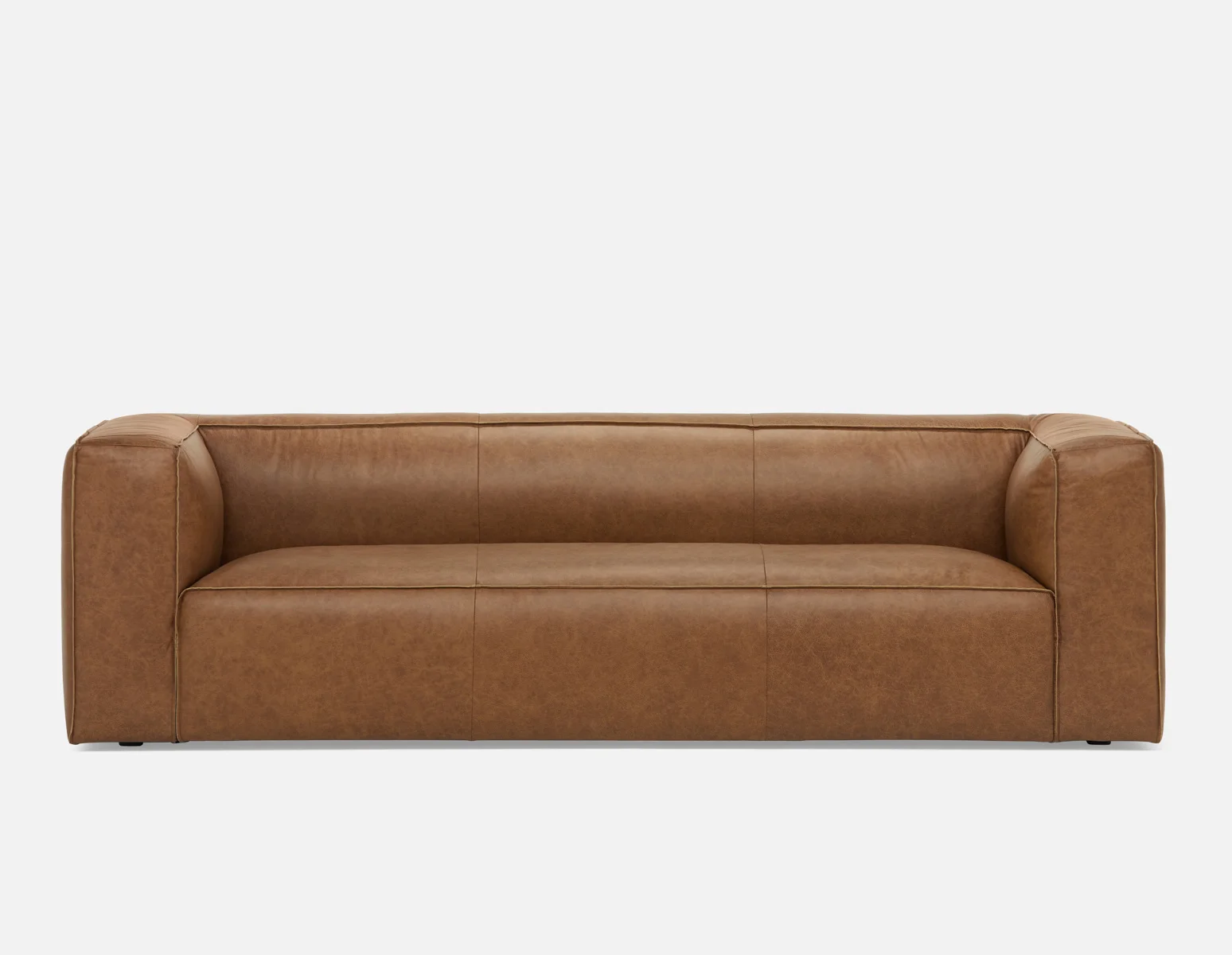 MONTE — 100% leather classic 3-seater sofa (39-69-47-67) - Image 3