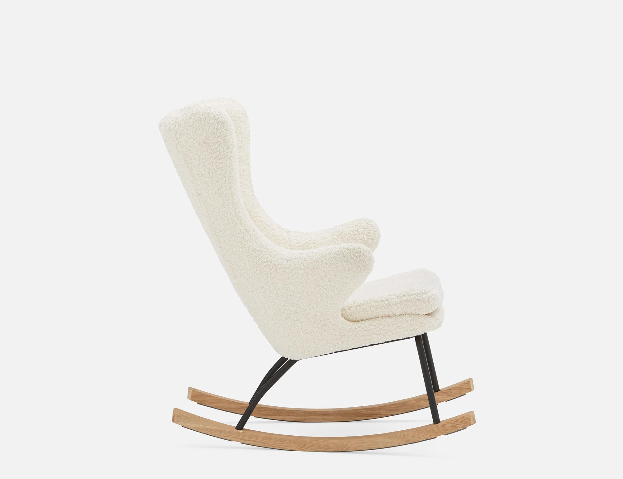 GUYAN — Faux shearling rocking armchair - Image 8