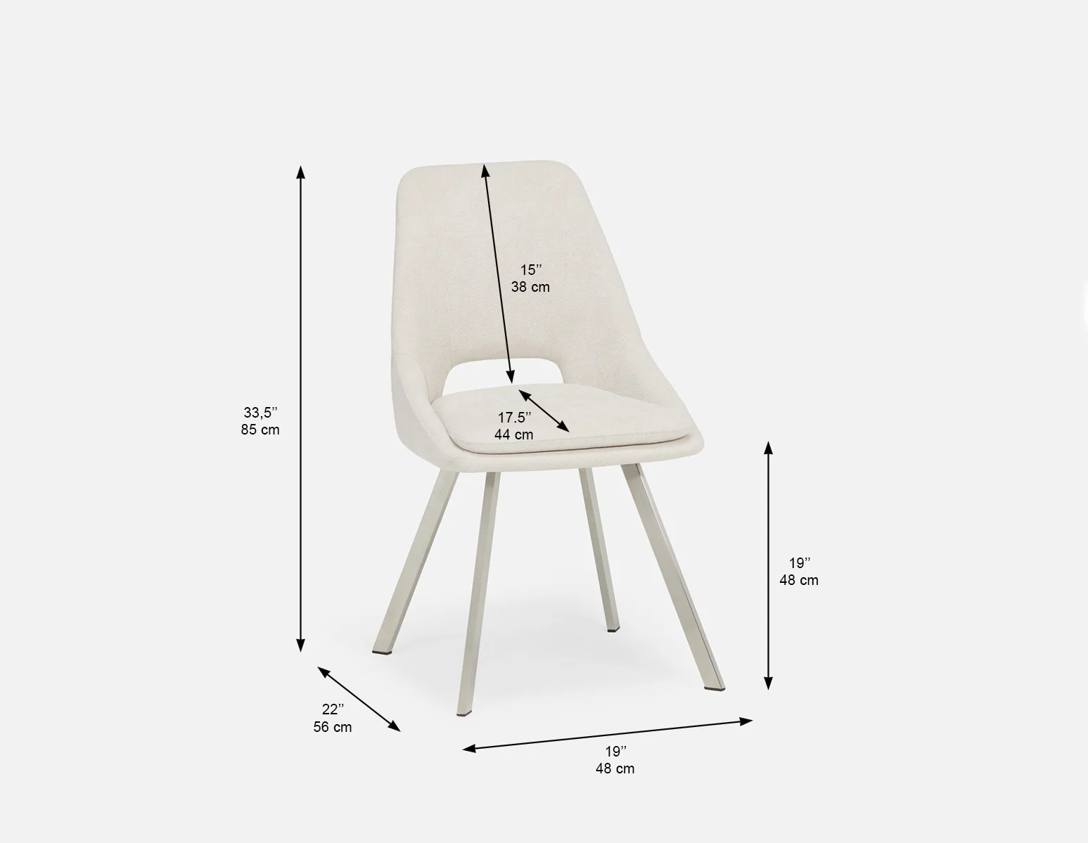 FRESNO — Dining chair (02-72-35-95) - Image 9