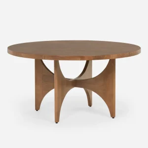 ROSETTA — Elegant mango wood round dining table 150 cm