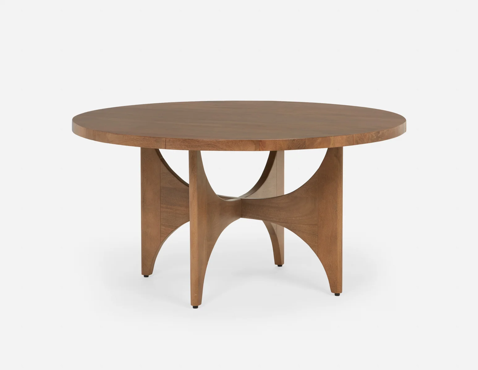 ROSETTA — Elegant mango wood round dining table 150 cm