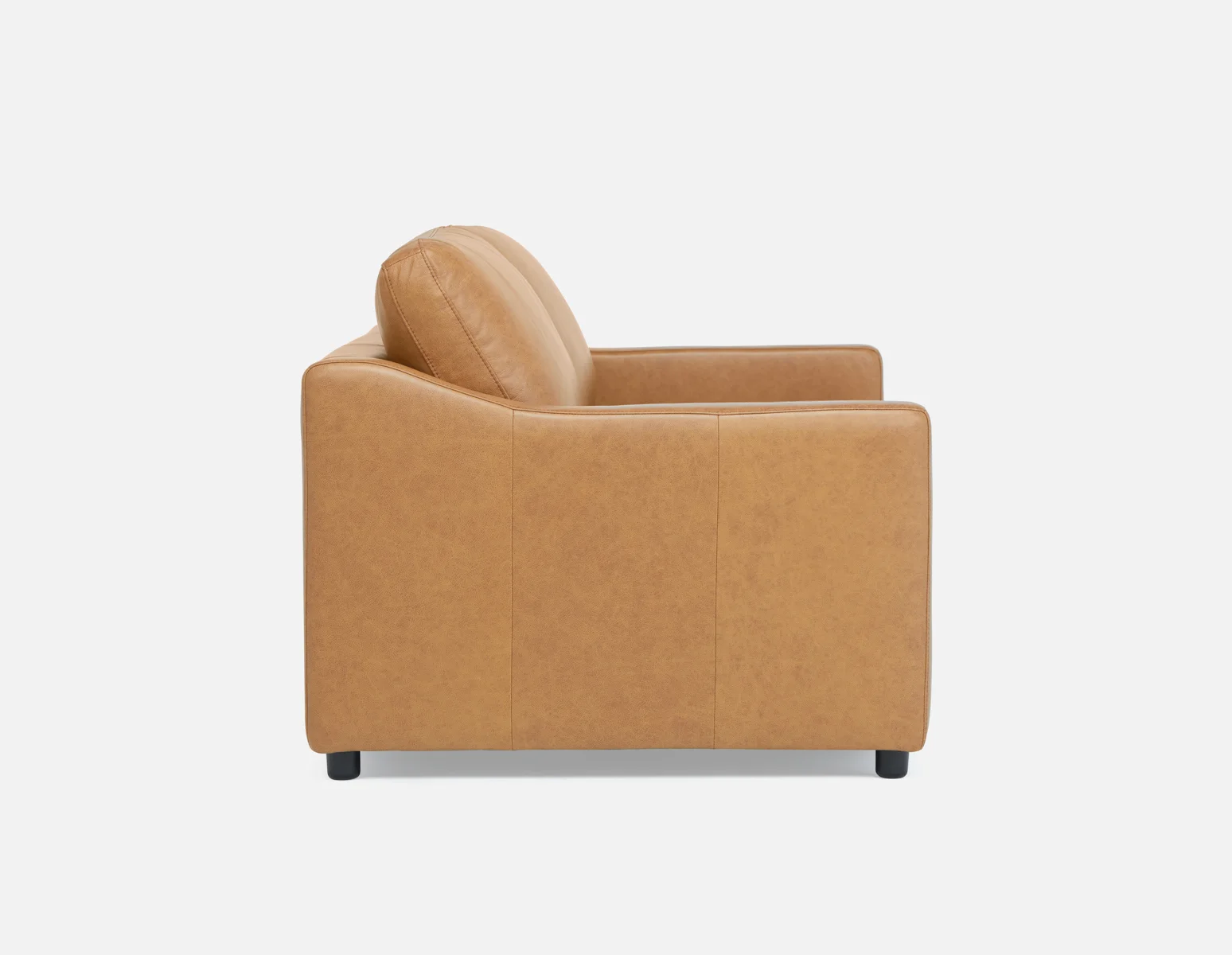 LIMA — Modern 100% leather 3-seater sofa - Image 11